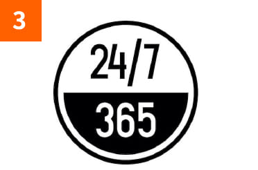 年中無休で
              　即日対応も可能              
              